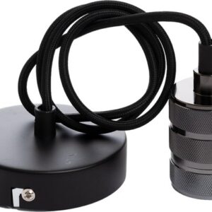 Specilights-pendel-mat-zwart-e27-fitting-metaal-hanglamp