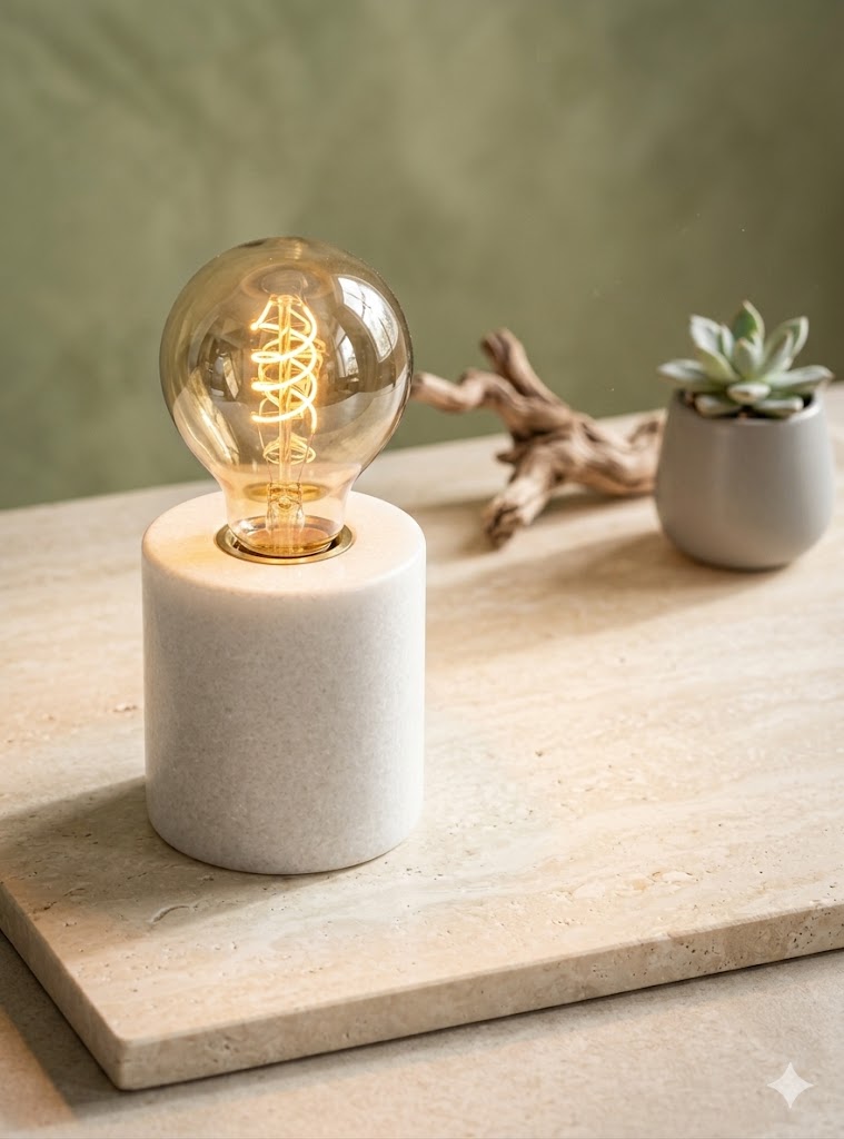 Specilights-marmeren-tafellamp-wit-rond-natuursteen