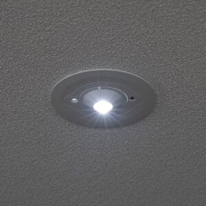LED noodverlichting inbouwspot 3W met accu en testknop in plafond