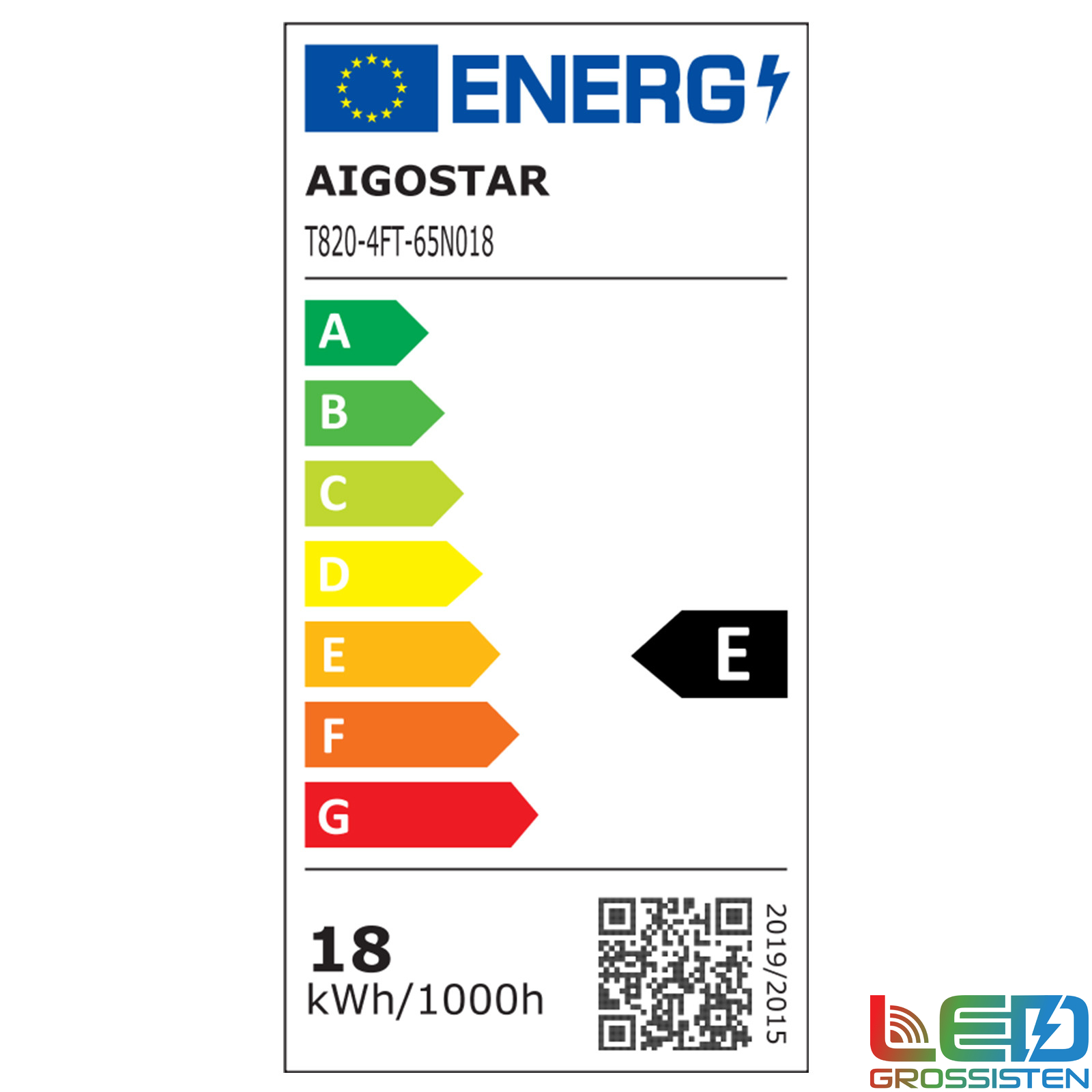 LED TL Buis 120cm - 18W - 1980 Lumen - 6500K Daglicht Wit - T8 G13 - Afbeelding 3
