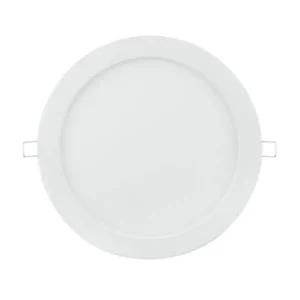 aigostar-ronde-led-inbouwspot-20w-vooraanzicht platte-plafondspot-led-achterzijde-met-klemveren warm-wit-licht-20w-led-paneel-aigostar